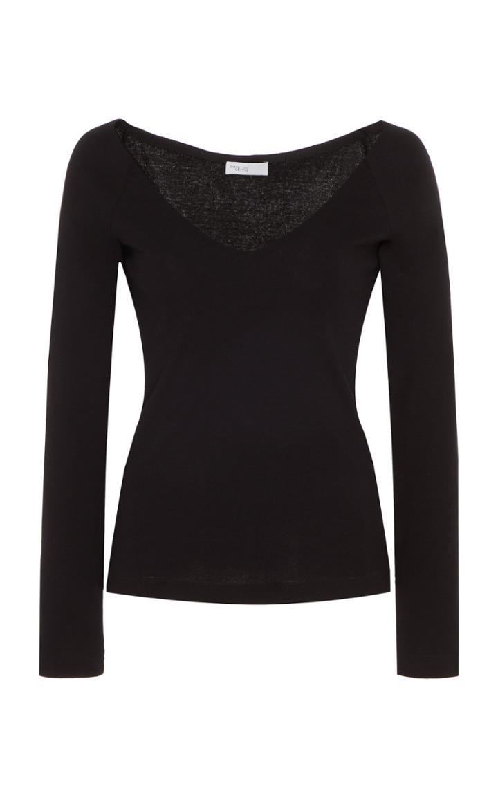 Rosetta Getty V-neck Cotton T-shirt