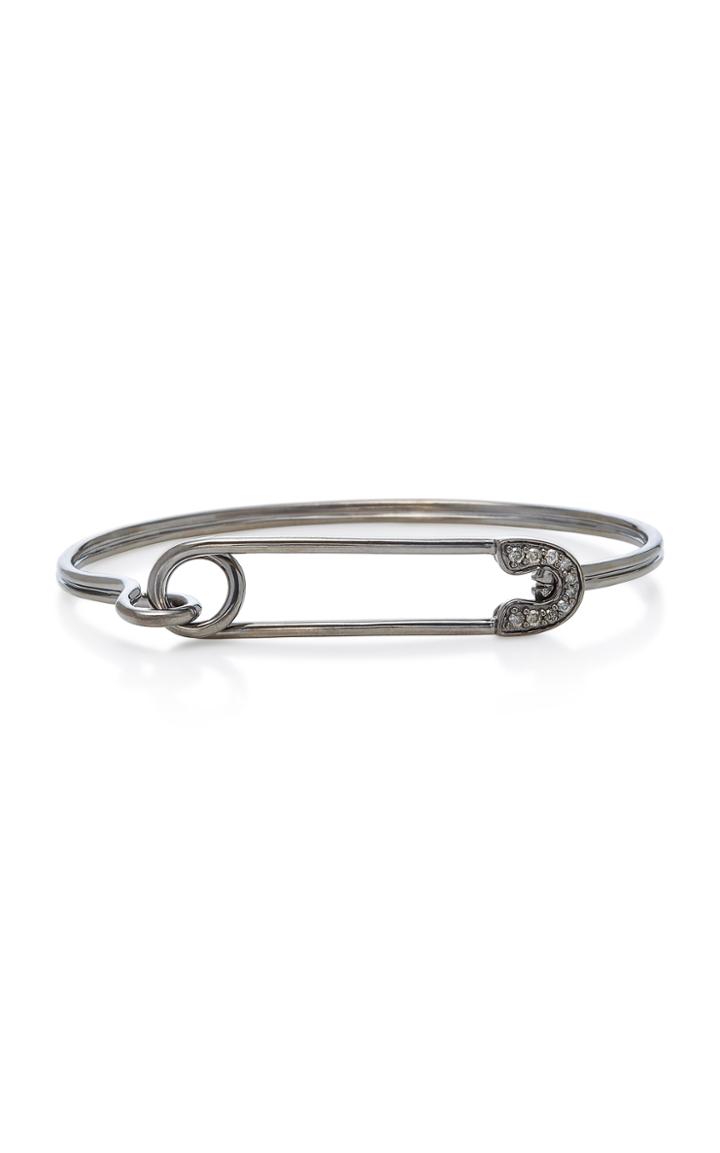 Sydney Evan Black Rhodium Pin Bracelet