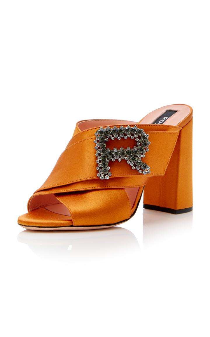 Rochas Leather Mule