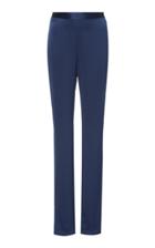 Semsem High Waist Silk Cigarette Pant
