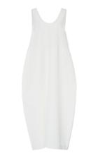 Jil Sander Geek Sleeveless Cotton And Silk-blend Maxi Dress