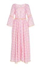 Gl Hrgel 3/4 Sleeve Floral Gown