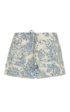 Moda Operandi Alix Of Bohemia Juno Lace-up Toile Shorts Size: S