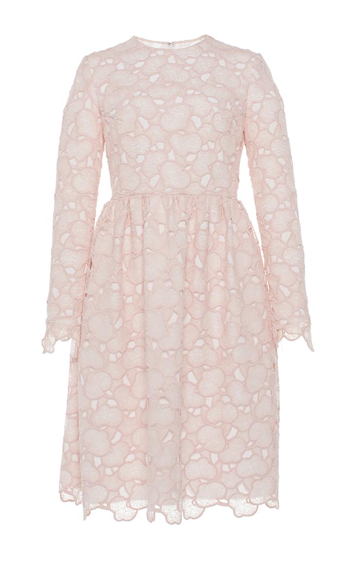 Huishan Zhang Long Sleeved Lace Dress