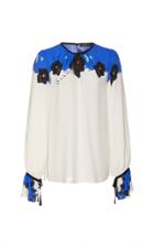 Mi Jong Lee Gather Neck Blouse