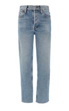 Re/done Cropped High-rise Slim-leg Jeans Size: 24
