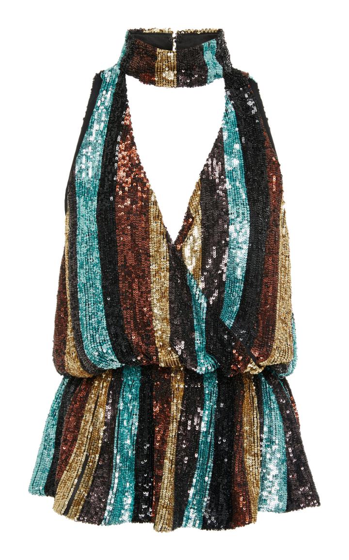 Caroline Constas Lia Sequin Top