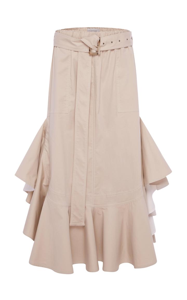 Lee Mathews Elenor Ruffle Skirt