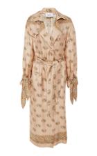 Nanushka Noir Silk Collared Jacket