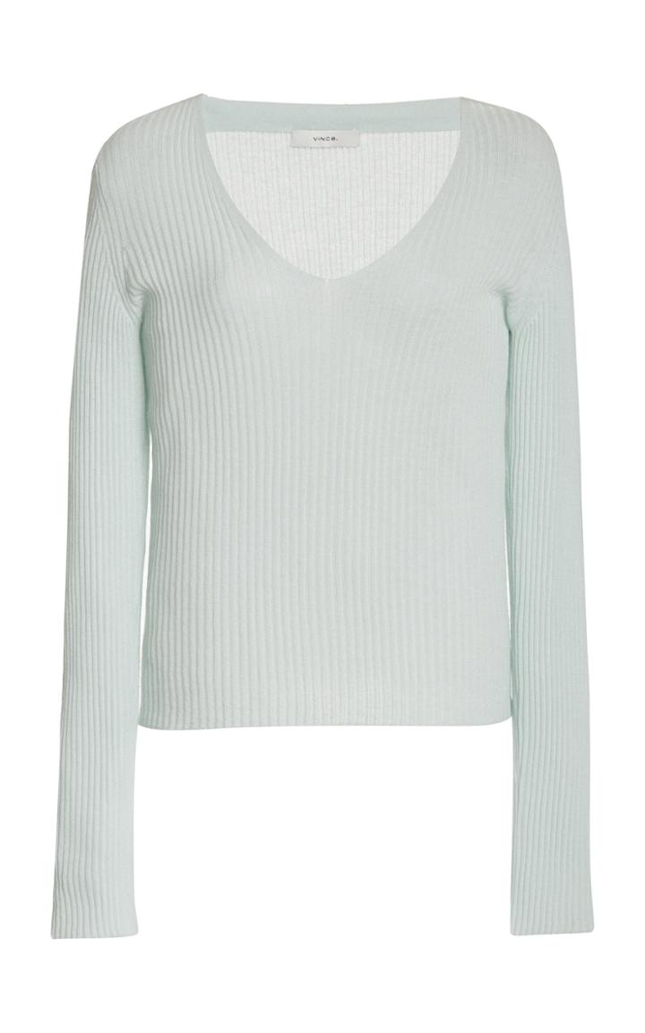 Moda Operandi Vince Ribbed Cashmere Knit Top