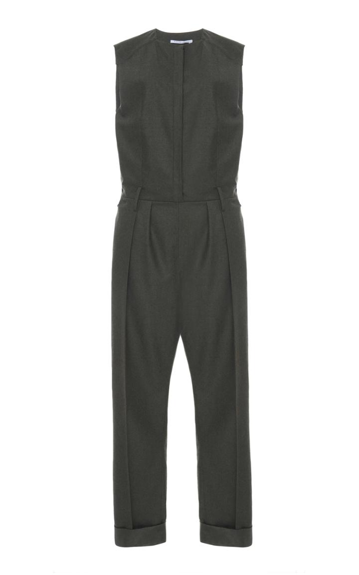 Agnona Sleeveless Double Pleat Jumpsuit