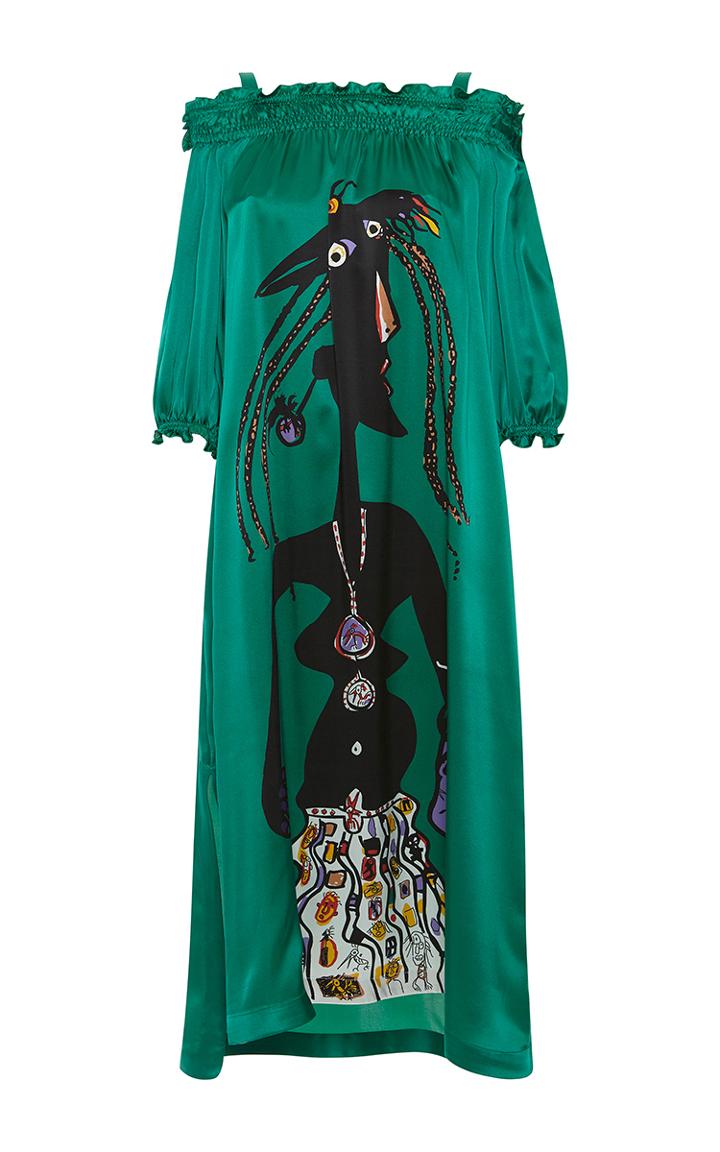 Rossella Jardini Fausto Printed Oversize Dress