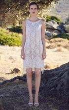 Moda Operandi Costarellos Asteria Fringe Mini Dress