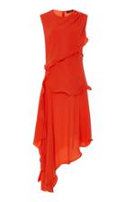 Sies Marjan Helena Asymmetric Crepe Midi Dress