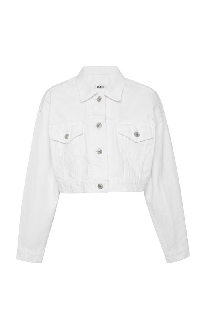Solid & Striped + Re/done Cropped Denim Jacket