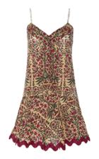 Juliet Dunn Floral-print Cotton-twill Mini Dress