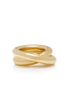 Moda Operandi Isabel Lennse Over Gold-plated Ring Size: 6