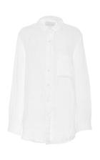 Asceno Oversized Linen-poplin Shirt