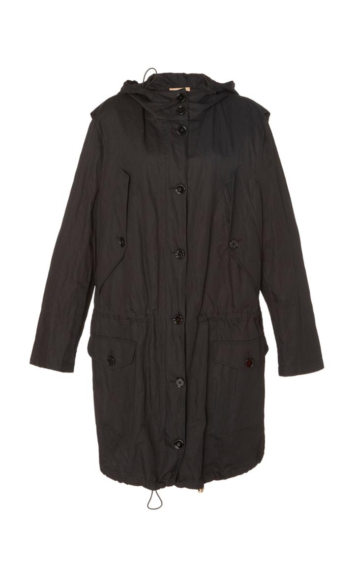 Michael Kors Collection Oversized Cotton-blend Anorak