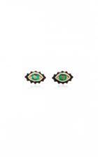 Luis Morais Enamel Eye Earrings