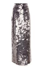 Sally Lapointe Circular Sequins Wrap Skirt