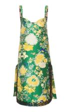 Rochas Dress With Embroidered Splits