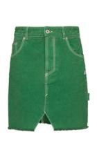 Heron Preston Cotton Workwear Denim Skirt