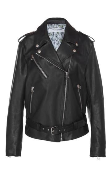 Philosophy Di Lorenzo Serafini Leather Moto Jacket