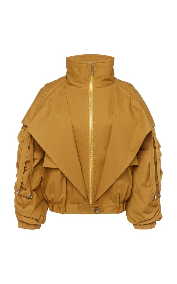 Zimmermann Espionage Hooded Cotton Anorack Jacket