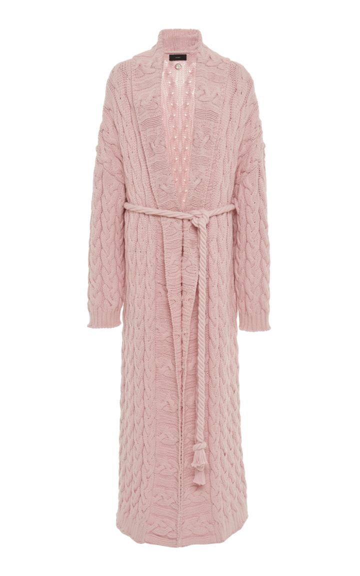 Alanui Cable Knit Maxi Cardigan