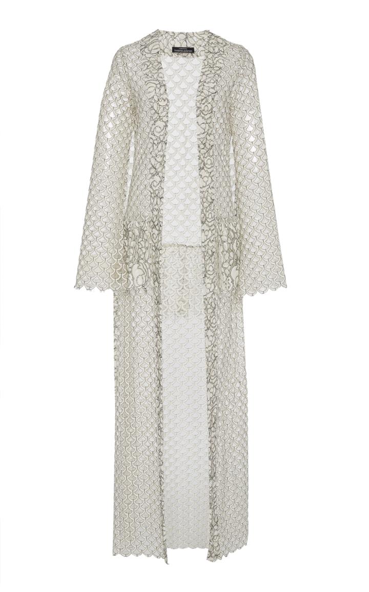 Frederick Anderson Maxi Lace Coat