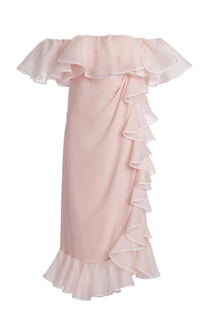 Moda Operandi Giambattista Valli Silk Georgette Ruffle Dress
