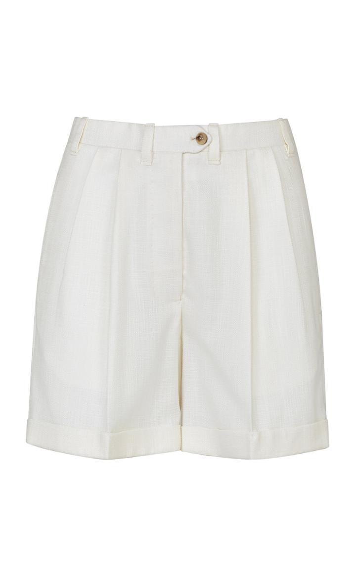 Moda Operandi Giuliva Heritage The Husband Wool-cotton Blend Shorts
