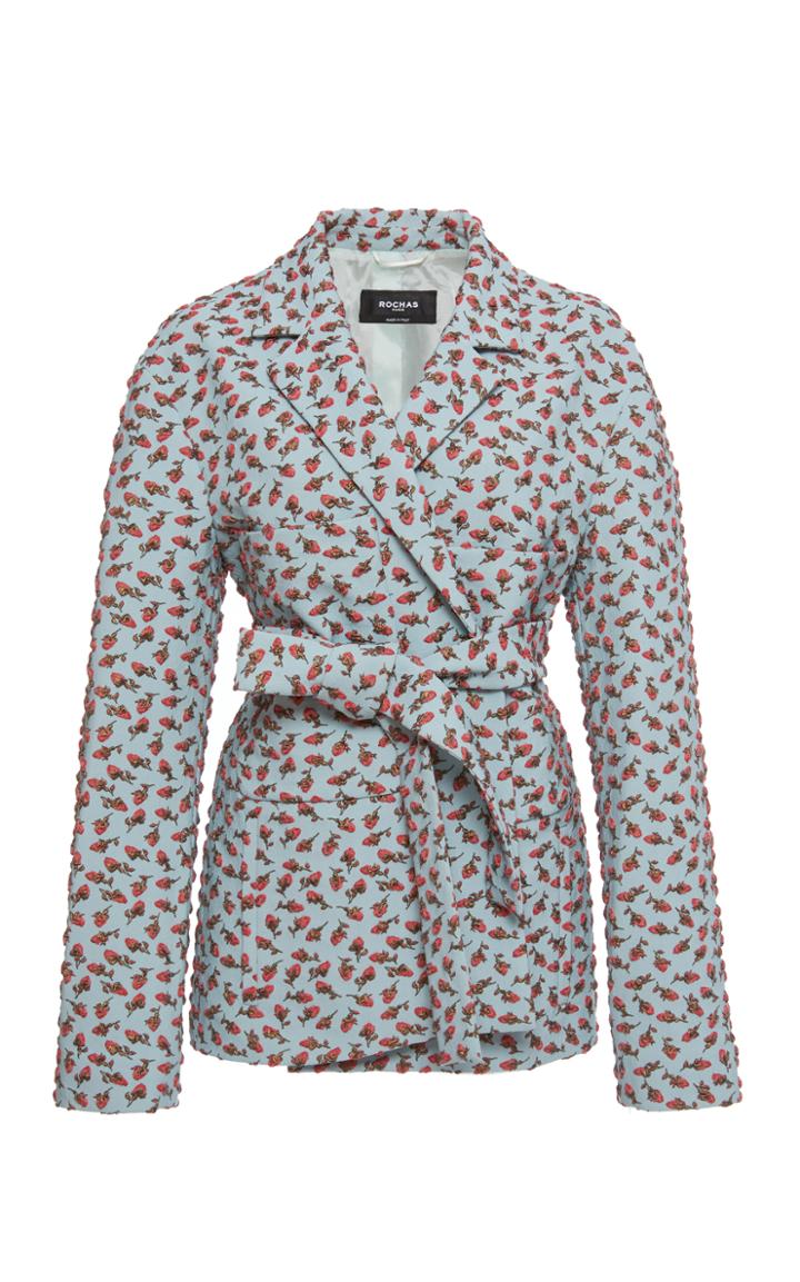 Rochas Flower Brocade Jacket