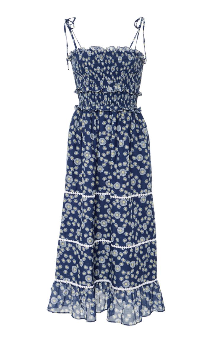 Kisuii Luna Printed Smocked Dress