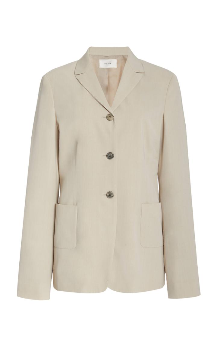 Moda Operandi The Row Giedre Wool-blend Single-breasted Blazer
