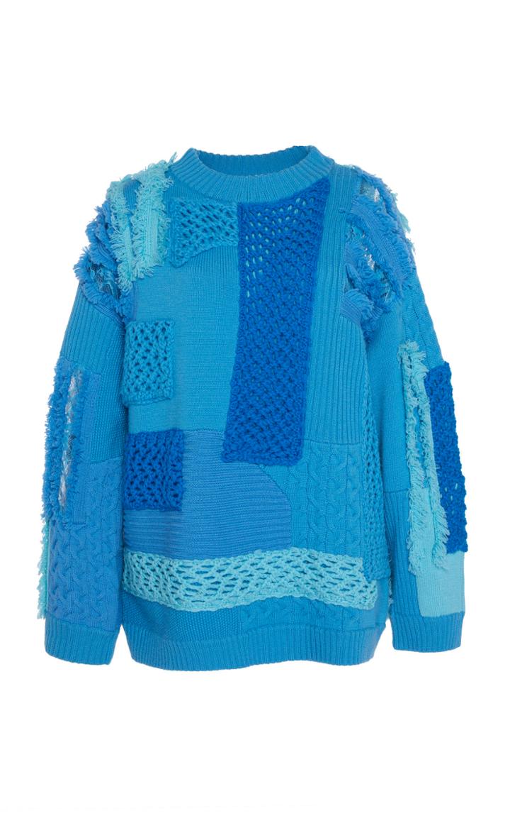 Koch Patchwork Wool Sweater