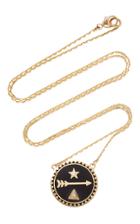 Foundrae Dream Petite Champleve Stationary Necklace