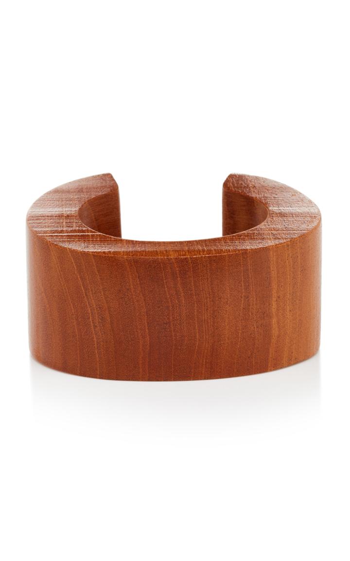 Sophie Monet The Tesoro Mahogany Wood Cuff