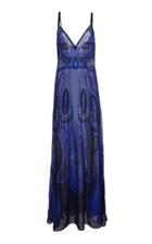 Moda Operandi Alberta Ferretti Chiffon Patchwork Strapless Gown Size: 36