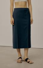 Moda Operandi Low Classic Wool-blend Midi Pencil Skirt