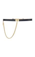Givenchy Chain-embellished Leather Belt