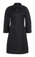 Narciso Rodriguez Zip-front Cotton Tunic Dress