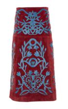 Red Valentino Suede Midi Skirt