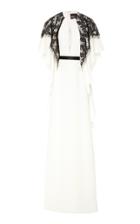 Bibhu Mohapatra Butterfly Sleeve Crepe Gown