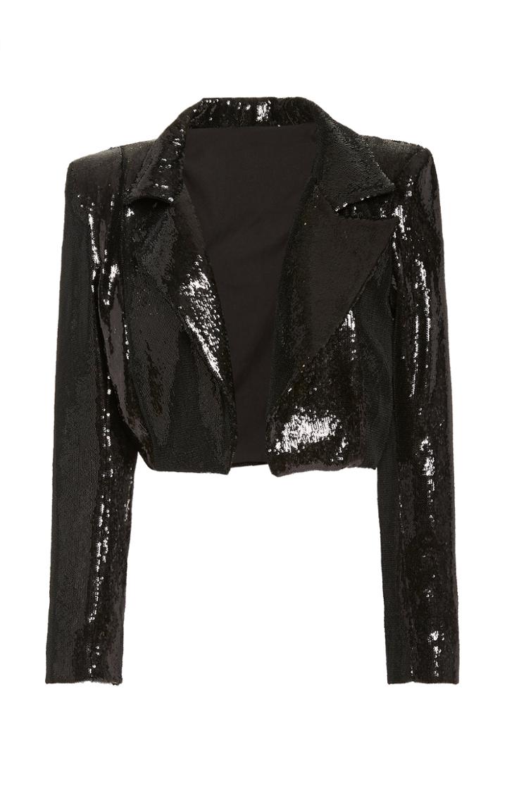 Monot Sequin Cropped Jacket