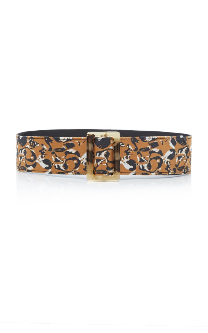 Christine Alcalay Animal Print Wide Belt