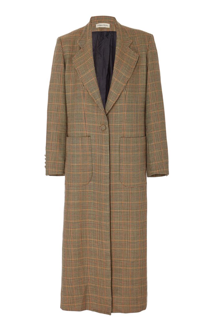 Andres Otalora Moreno Wool Tweed Coat