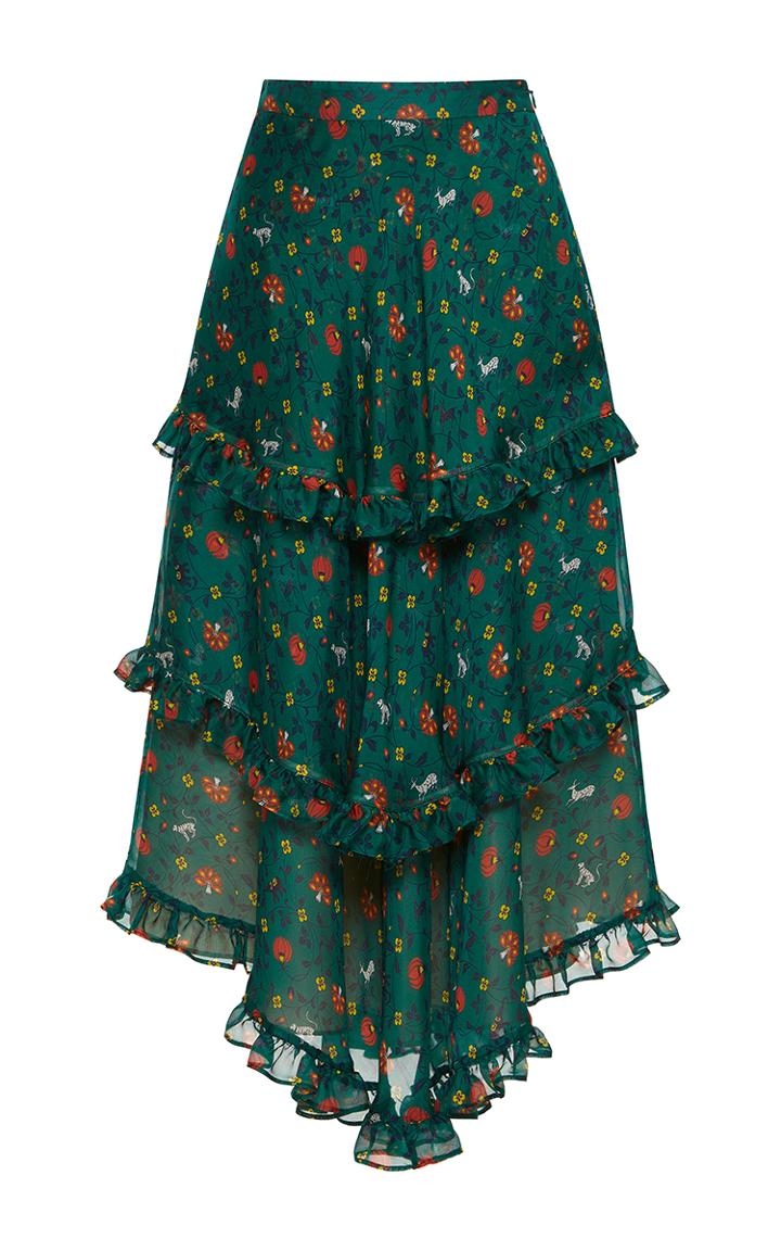 Rossella Jardini Multilayered Folk Skirt