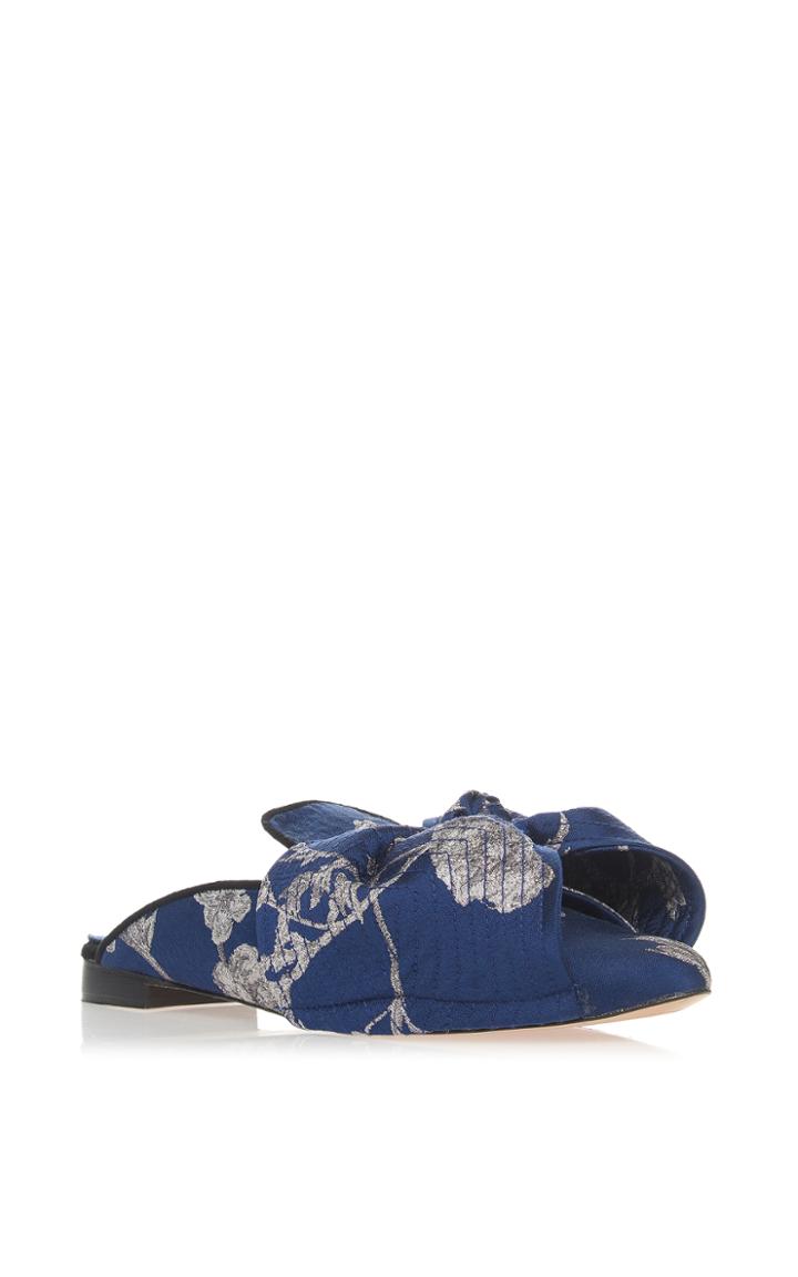Johanna Ortiz M'o Exclusive: Midnight - Silver Ceija Slipper